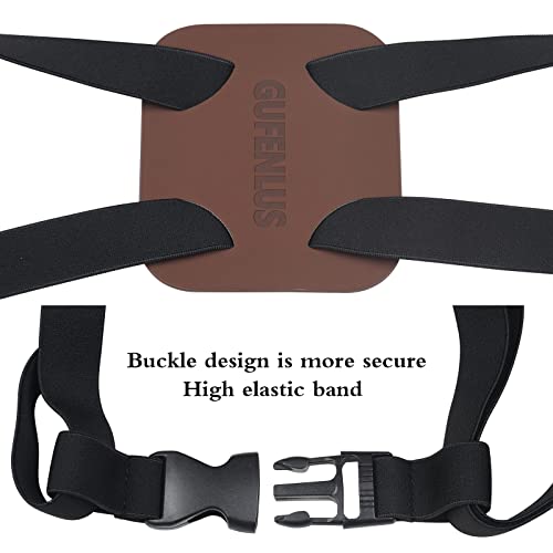 Luggage Straps, Bag Bungee for Luggage, Luggage Straps Suitcase Adjustable Belt – an Adjustable and Portable Travel Suitcase Accessory-Buckle Version(Brown)