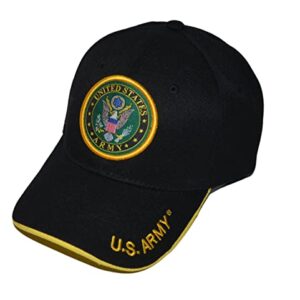 US Army Hat Official Licensed Military Cap, Embroidered Military Baseball Cap for Men and Women