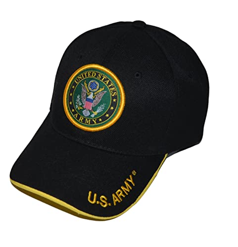 US Army Hat Official Licensed Military Cap, Embroidered Military Baseball Cap for Men and Women