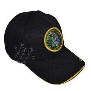 US Army Hat Official Licensed Military Cap, Embroidered Military Baseball Cap for Men and Women