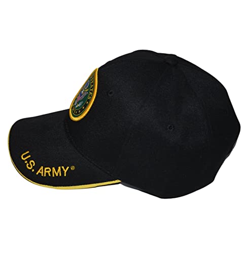 US Army Hat Official Licensed Military Cap, Embroidered Military Baseball Cap for Men and Women