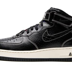 Nike mens Air Force 1 Mid '07 Lv8, Black/Black/Pale Ivory, 10