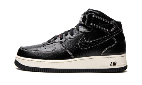 Nike mens Air Force 1 Mid '07 Lv8, Black/Black/Pale Ivory, 10