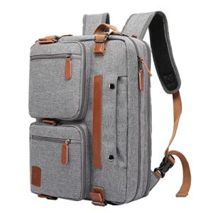 petite simone 3 in 1 computer bag for men, 17.3 inch laptop backpack for men & women, work bag for men, work briefcase, laptop bag