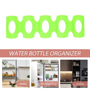 CALLARON Fridge Organizer Silicone Bottle and Can Stacker Soda Can Beverage Can Storage Holder Wine Bottles Rack Space Saver Refrigerator Organizer for Pantry Countertop Cabinet Drink Dispenser