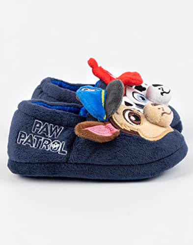 Paw Patrol Slippers Kids Toddlers 3D Ears Chase Marshall House Shoes 9.5 US Child