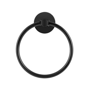 304 Stainless Steel Black Magnetic Towel Ring for Refrigerator, Dishwasher, Laundry Washing Machine, Stove and Etc