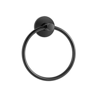 304 Stainless Steel Black Magnetic Towel Ring for Refrigerator, Dishwasher, Laundry Washing Machine, Stove and Etc