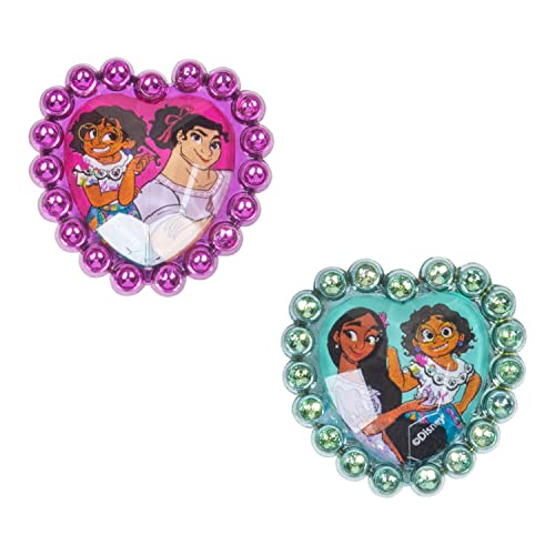 LUV HER Disney Encanto Girls 4 Piece Costume Toy Jewelry Box Set with Silver Rings, Bead Bracelet and Necklace Ages 3+