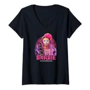 Barbie - Dia De Muertos V-Neck T-Shirt