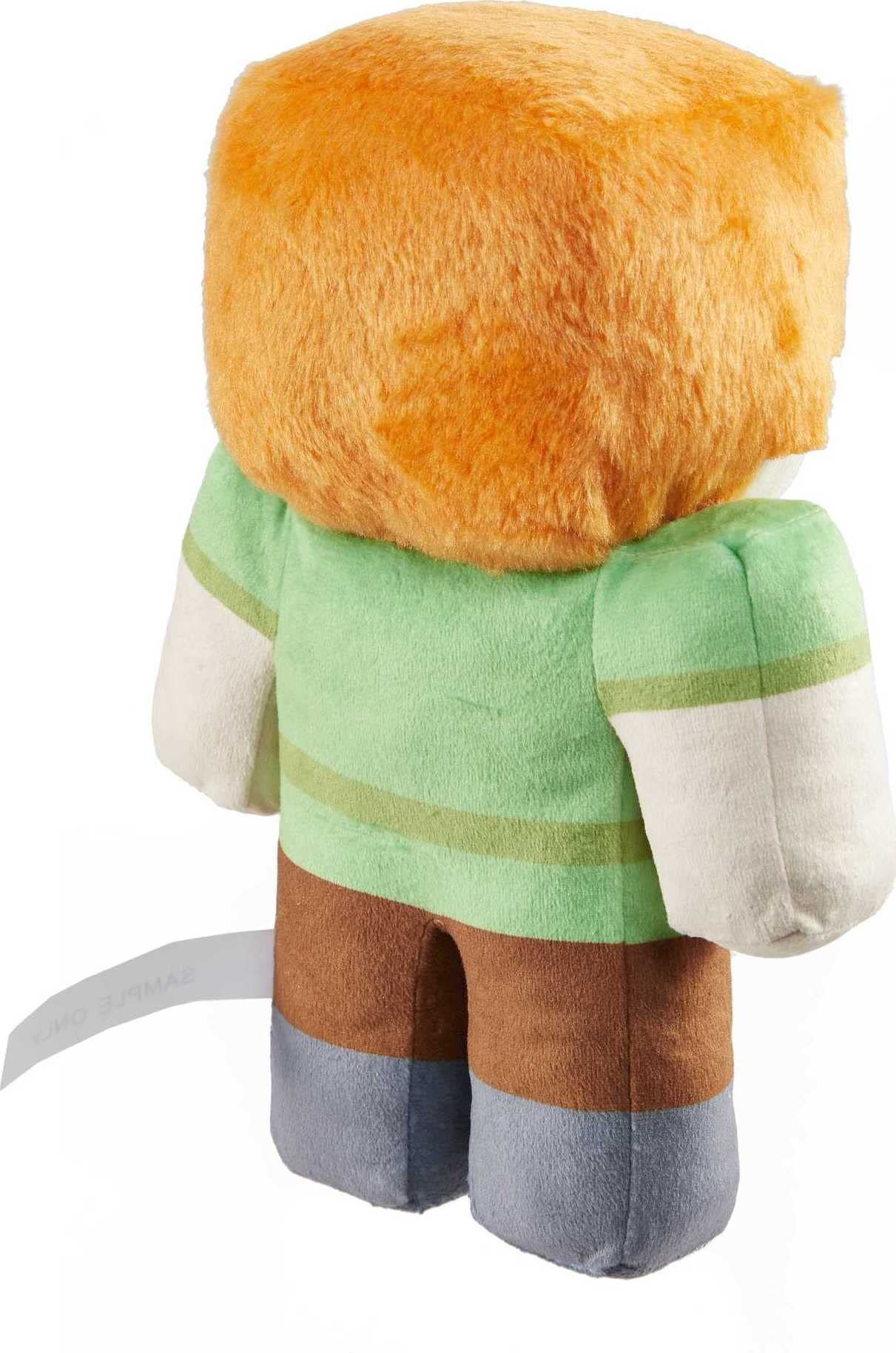 Mattel Minecraft Basic Plush Character Soft Dolls, Video Game-Inspired Collectible Toy Gifts for Kids & Fans Ages 3 Years Old & Up