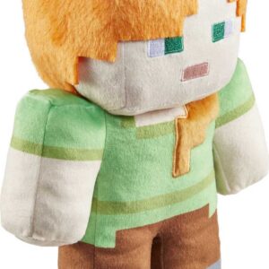 Mattel Minecraft Basic Plush Character Soft Dolls, Video Game-Inspired Collectible Toy Gifts for Kids & Fans Ages 3 Years Old & Up