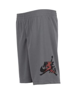 jordan boy's nike air jumpman classic mesh shorts size xl dark gray