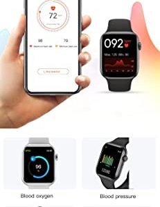 Calibree Watch Series 8, 1.69'' Full HD Smart Watch for Android Phones & iPhones, IP67 Fitness Tracker with Heart Rate, Sleep Monitor, SpO2, Pedometer, Smart Watches for Women, Smart Watches for Men