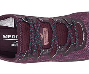 Merrell J067250 Womens Hiking Shoe Vapor Glove 5 Burgundy US Size 7.5