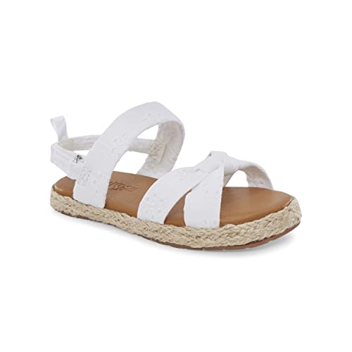 OshKosh B'Gosh Girls Aprill Sandal, White, 12 Little Kid