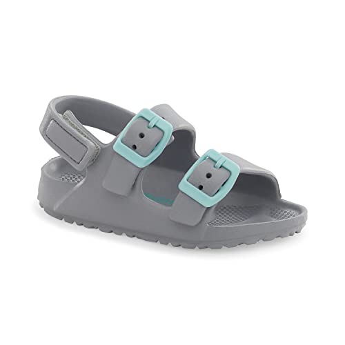 OshKosh B'Gosh Boy's Rivar Sandal, Grey, 10 Toddler