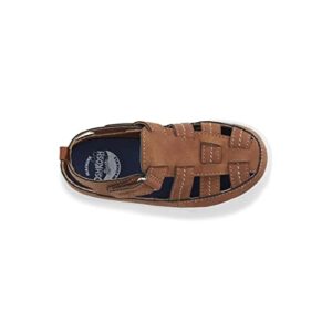 OshKosh B'Gosh Boy's Cilan Sandal, Brown, 10 Toddler