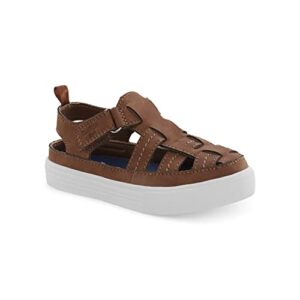 OshKosh B'Gosh Boy's Cilan Sandal, Brown, 10 Toddler