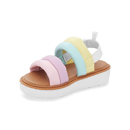 OshKosh B'Gosh Girls Loredana Sandal, Multi, 11 Little Kid