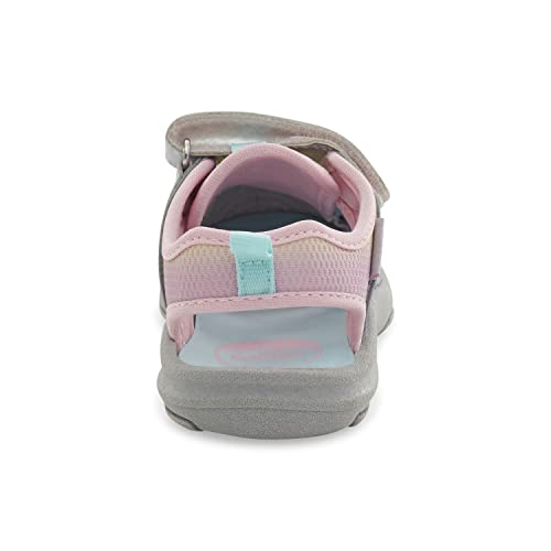 OshKosh B'Gosh Girls Martin Sandal, Iridecent, 7 Toddler