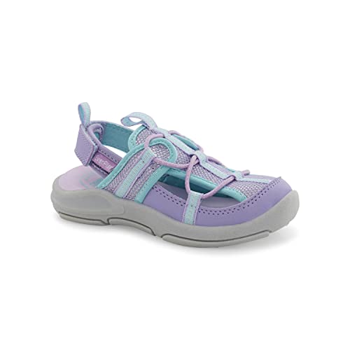OshKosh B'Gosh Girls Blavo Sandal, Purple, 8 Toddler