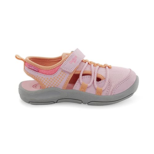 OshKosh B'Gosh Girls Marina Sandal, Pink/Multi, 7 Toddler