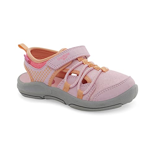 OshKosh B'Gosh Girls Marina Sandal, Pink/Multi, 7 Toddler