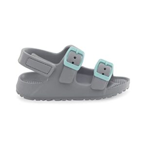 OshKosh B'Gosh Boy's Rivar Sandal, Grey, 8 Toddler