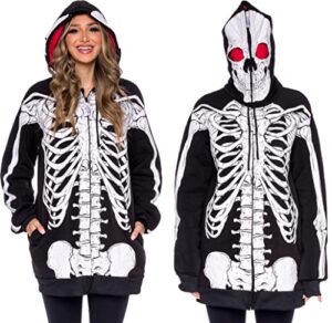 funziez! fun halloween hoodies, pumpkin and skeleton pullover costumes, adult hooded sweatshirts for women and men