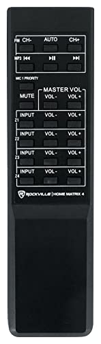 Rockville Home Matrix 4 Zone 8 Channel 600w Multi Room/Source Receiver/Amplifier