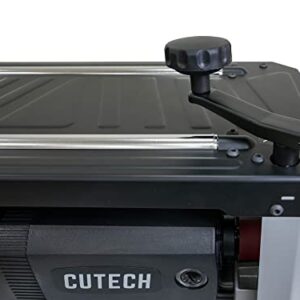 Cutech 40800H 13-Inch Spiral Cutterhead Benchtop Planer with 26 Tungsten Carbide Inserts, 2-Speed Feed Rate, Snipe Minimizer, and Board Return Rollers