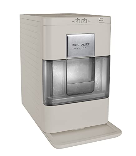 FRIGIDAIRE Gallery EFIC255 Countertop Crunchy Chewable Nugget Ice Maker, 44lbs per Day, Auto Self Cleaning, 2.0 Gen, Cream