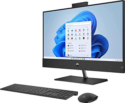 HP Pavilion 27 Touch Desktop 2TB SSD 64GB RAM Win 11 PRO (Intel Core i9-12900K Processor w/Turbo Boost to 5.20GHz, 64 GB RAM, 2 TB SSD, 27-inch FullHD Touchscreen, Win 11 Pro) PC Computer All-in-One