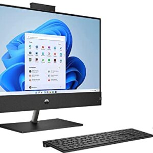 HP Pavilion 27 Touch Desktop 2TB SSD 64GB RAM Win 11 PRO (Intel Core i9-12900K Processor w/Turbo Boost to 5.20GHz, 64 GB RAM, 2 TB SSD, 27-inch FullHD Touchscreen, Win 11 Pro) PC Computer All-in-One