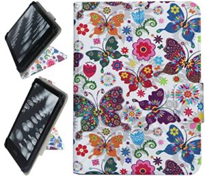 zhaoco universal case cover for 6''-6.8" inch ereaders ebook vertical and horizontal viewing - butterfly