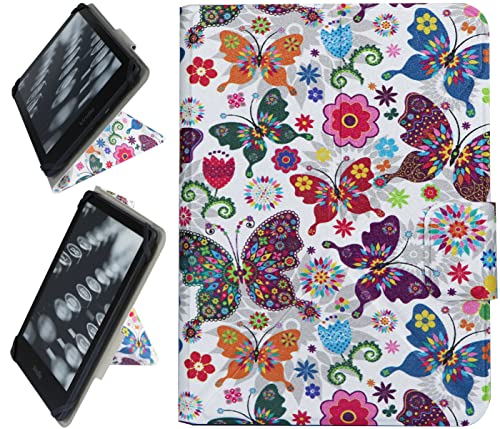 ZhaoCo Universal Case Cover for 6''-6.8" Inch eReaders Ebook Vertical and Horizontal Viewing - Butterfly