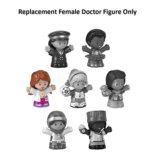 Replacement Part for Fisher-Price Little People Playset - Replacement Female Doctor Figure ~ Inspired by Barbie You Can Be Anything