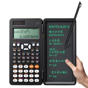 991cnx f(x) engineering scientific calculator, with handwriting board, accounting and financial management, cpa exam, multi-functional scientific calculator for college and high school students,black