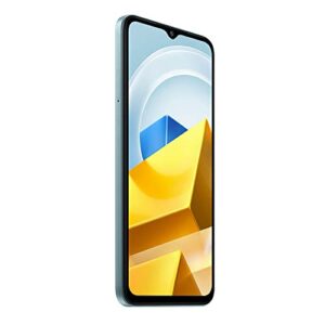 Xiaomi Poco M5 4G LTE GSM (128GB + 6GB) 50MP Triple Camera 6.58" Octa Core (Only Tmobile Mint Tello USA Market) Global Unlocked + (w/Fast 51w Car Charger) (Green (Global Version))