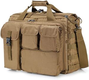 ls military style tactical messenger bag │ fits 17” laptop │ take your office with you