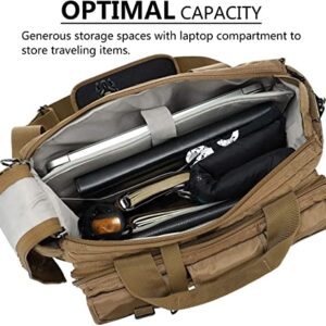 LS Military Style Tactical Messenger Bag │ Fits 17” Laptop │ Take Your Office With You