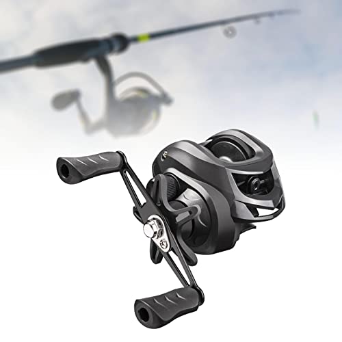 Menolana Bait Reel, 7.2:1 Gear Ratios Metal Baitcaster, for Bait Sport Saltwater, Right Hand