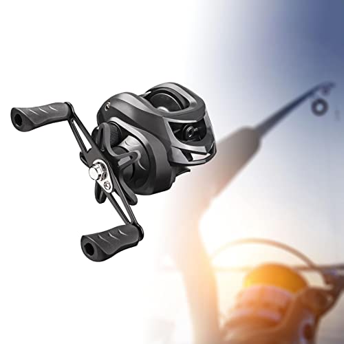 Menolana Bait Reel, 7.2:1 Gear Ratios Metal Baitcaster, for Bait Sport Saltwater, Right Hand