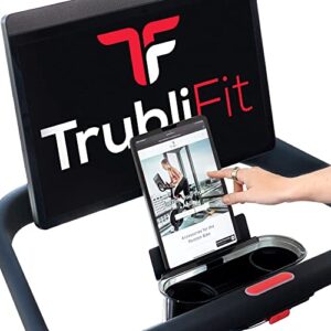 ipad holder for peloton tread - tablet mount for peloton treadmill - does not fit peloton tread+ - watch netflix while you run - accessories for peloton tread (peloton tread)