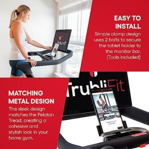 iPad Holder for Peloton Tread - Tablet Mount for Peloton Treadmill - Does Not Fit Peloton Tread+ - Watch Netflix While You Run - Accessories for Peloton Tread (Peloton Tread)