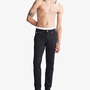Calvin Klein Men's Slim Fit Jeans, Forever Black, 30W x 30L