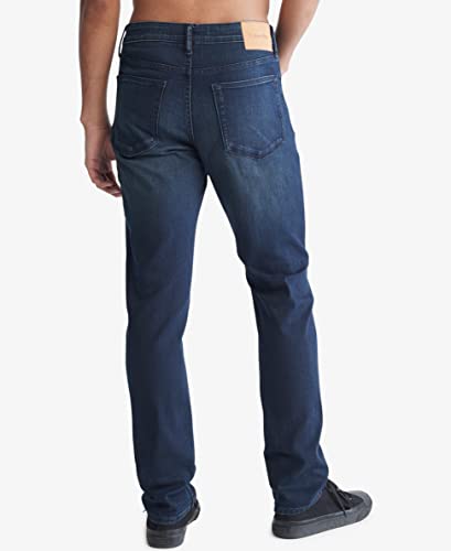 Calvin Klein Men's Slim Fit Jeans, Boston Blue Bla, 34W x 32L