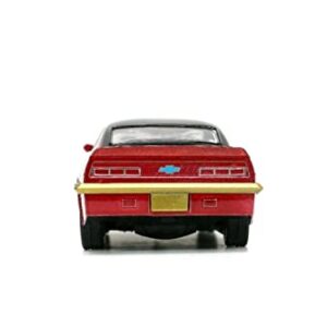 DC Comics 1:32 1969 Chevy Camaro Die-cast Car w/ 1.65" Robin Figure, Toys for Kids and Adults