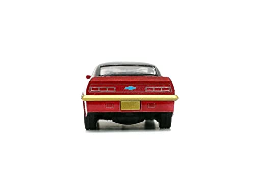 DC Comics 1:32 1969 Chevy Camaro Die-cast Car w/ 1.65" Robin Figure, Toys for Kids and Adults